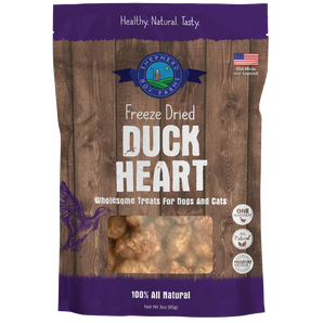 20% OFF: Shepherd Boy Farms Freeze-Dried Duck Heart Treats For Dogs & Cats
