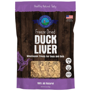 20% OFF: Shepherd Boy Farms Freeze-Dried Duck Liver Treats For Dogs & Cats