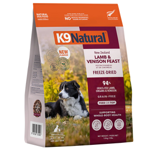 K9 Natural Freeze-Dried New Zealand Lamb & Venison Feast Dog Food