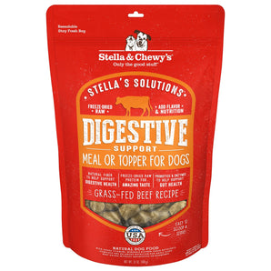 Stella & Chewy's Freeze-Dried Raw Stella's Solutions Digestive Support Beef Recipe for Dogs