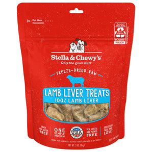Stella & Chewy's Freeze-Dried Raw Lamb Liver Dog Treats