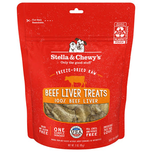 Stella & Chewy’s Freeze-Dried Raw Beef Liver Dog Treats