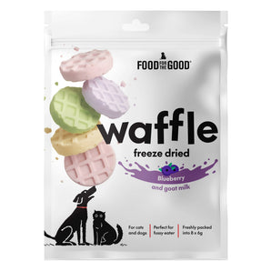 30% OFF: Food For The Good Freeze-Dried Blueberry & Goat Milk Treats For Dogs & Cats
