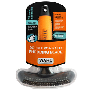 10% OFF: Wahl Double Row Rake / Shedding Blade Brush For Dogs