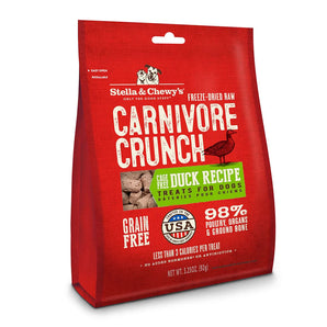 Stella & Chewy’s Freeze-Dried Raw Carnivore Crunch Cage-Free Duck Recipe For Dogs