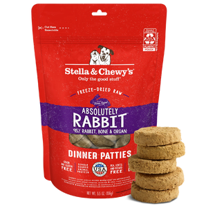 20% OFF: Stella & Chewy's Freeze-Dried Raw Absolutely Rabbit Dinner Patties