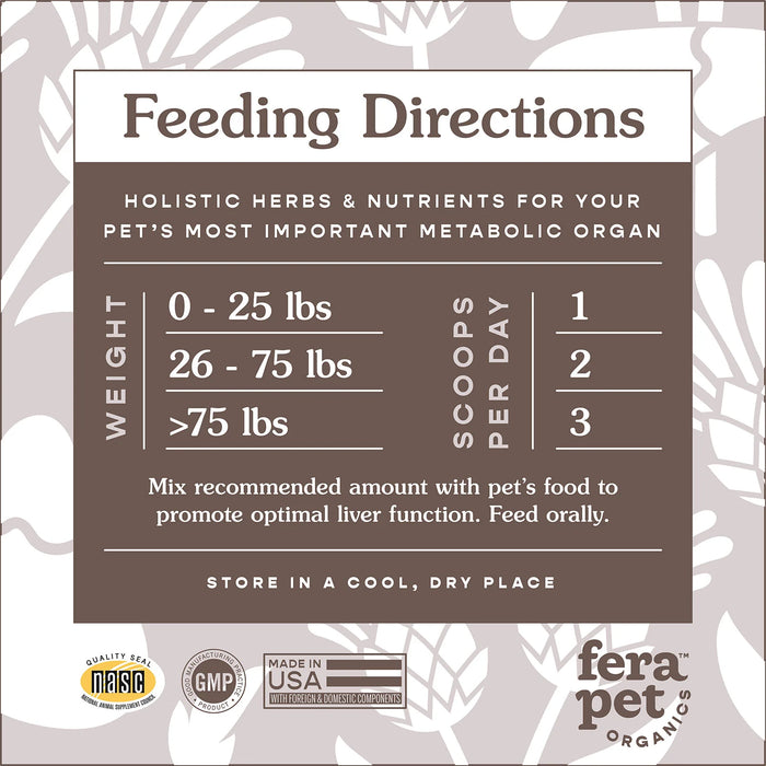 Fera Pet Organics Liver Support For Dogs & Cats