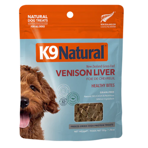K9 Natural Freeze-Dried New Zealand Venison Liver Healthy Bites Dog Treats
