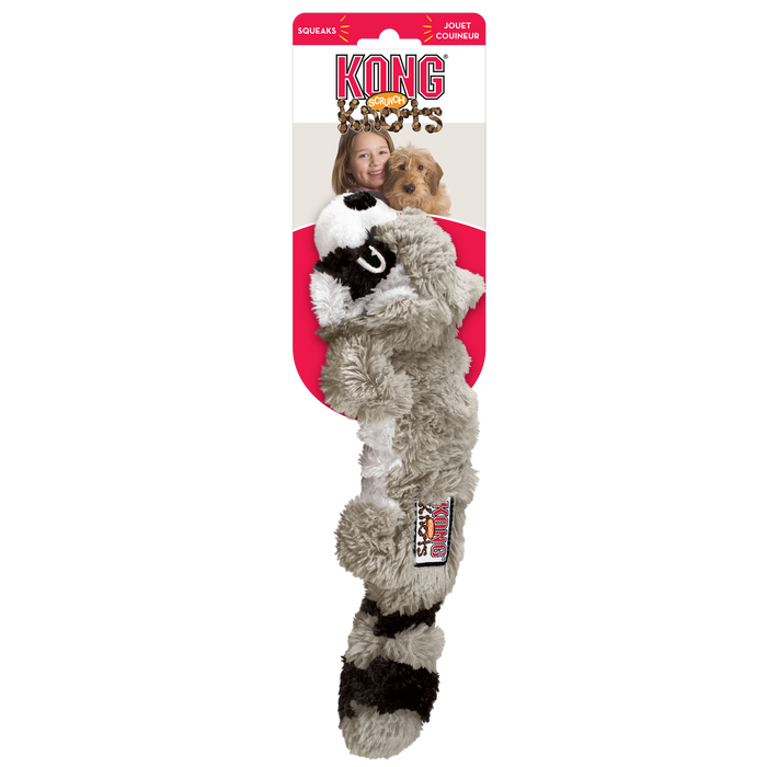 20% OFF: Kong® Scrunch Knots Racoon Dog Toy