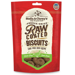 Stella & Chewy's Raw Coated Biscuits Cage-Free Duck Recipe Dog Treats