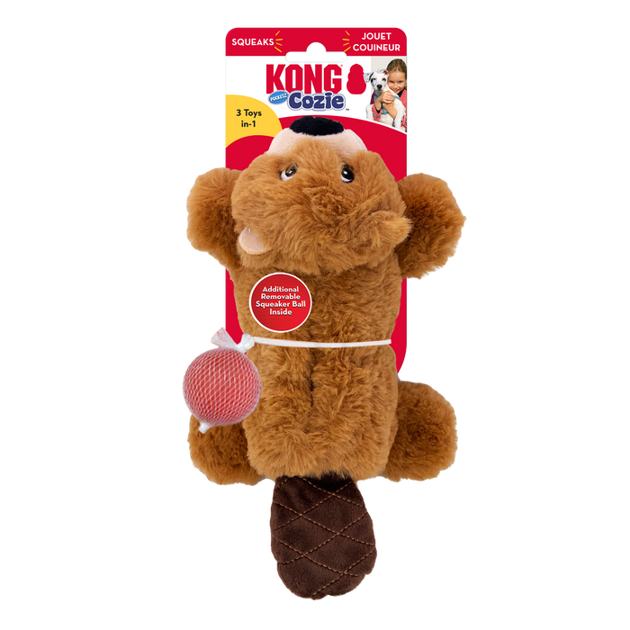 20% OFF: Kong® Cozie™  Pocketz Beaver Dog Toy