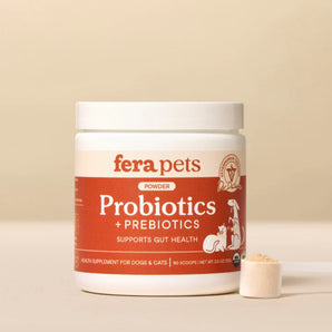 Fera Pets USDA Organic Probiotics with Prebiotics for Dogs & Cats