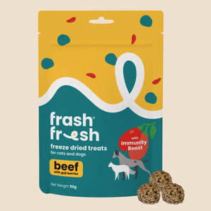 frashfresh Freeze-Dried Beef With Immunity Boost Dog & Cat Treats