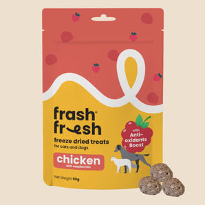 frashfresh Freeze-Dried Chicken With Antioxidants Boost Dog & Cat Treats