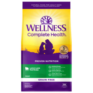 20% OFF: Wellness Complete Health Grain-Free Lamb & Lamb Meal Adult Recipe Dry Dog Food