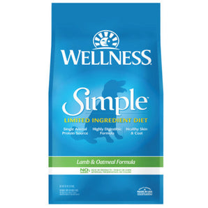 20% OFF: Wellness Simple Limited Ingredient Lamb & Oatmeal Formula Adult Dry Dog Food