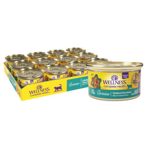 20% OFF: Wellness Complete Health Grain-Free Gravies Chicken & Tuna Dinner Wet Cat Food