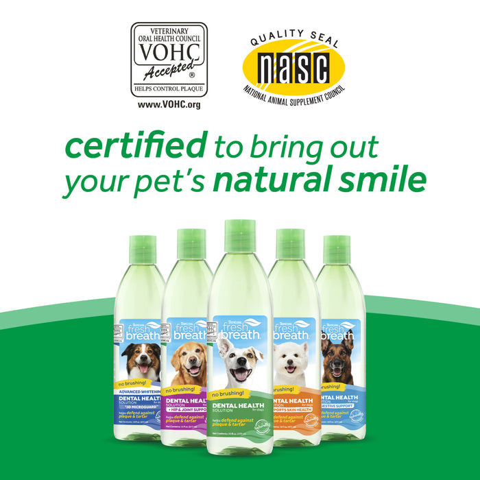 20% OFF: TropiClean Fresh Breath Advanced Whitening Oral Care Dental Health Solution For Dogs