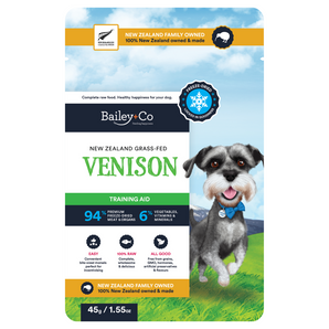 10% OFF: Bailey+Co Freeze-Dried New Zealand Grass-Fed Venison Training Aid/Treat For Dogs