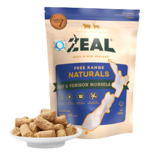 35% OFF: Zeal Free Range Naturals Freeze-Dried Beef & Venison Morsels For Dogs & Cats