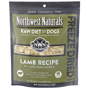 20% OFF: Northwest Naturals Freeze-Dried Raw Lamb Recipe Nuggets Raw Diet Dog Food