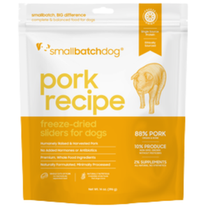 15% OFF: Small Batch Freeze-Dried Pork Sliders For Dogs