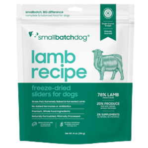 15% OFF: Small Batch Freeze-Dried Lamb Sliders For Dogs