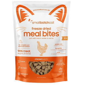 25% OFF: Small Batch Freeze-Dried Chicken Meal Bites For Cats