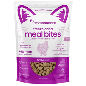 25% OFF: Small Batch Freeze-Dried Turkey Meal Bites For Cats
