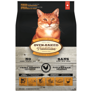 20% OFF: Oven Baked Tradition Senior & Weight Management For All Lifestyle With Chicken Recipe Dry Cat Food