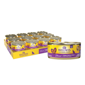 20% OFF: Wellness Complete Health Grain-Free Sliced Turkey & Salmon Dinner Wet Cat Food