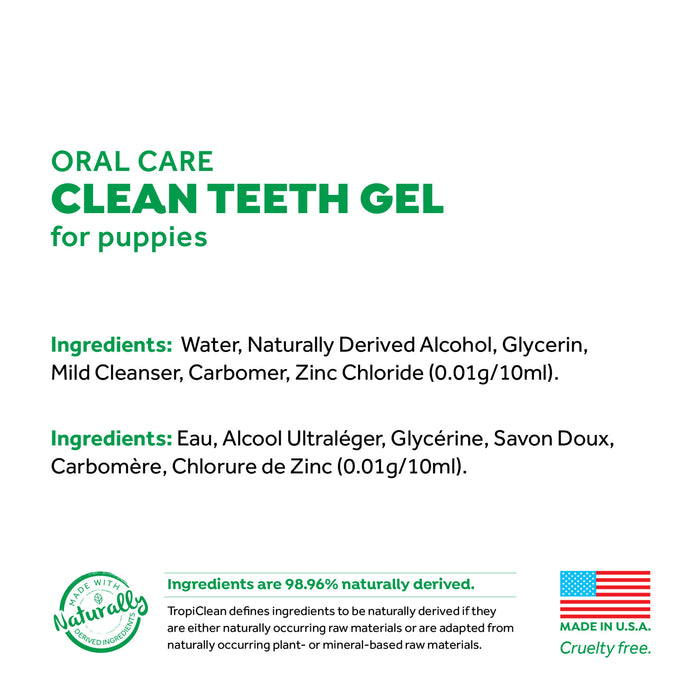 20% OFF: TropiClean Fresh Breath Oral Care Clean Teeth Gel For Puppies