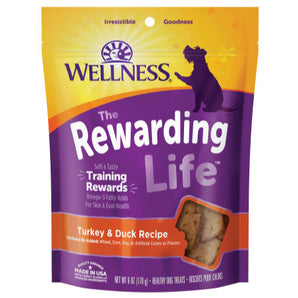 20% OFF: Wellness Rewarding Life Grain-Free Soft Turkey & Duck Recipe Treats