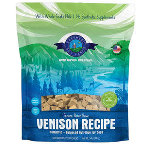 20% OFF: Shepherd Boy Farms Freeze-Dried Raw Venison Recipe For Dogs