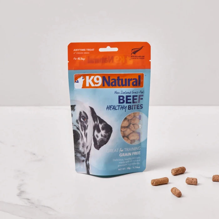 K9 Natural Freeze Dried New Zealand Grass-Fed Beef Healthy Bites For Dogs