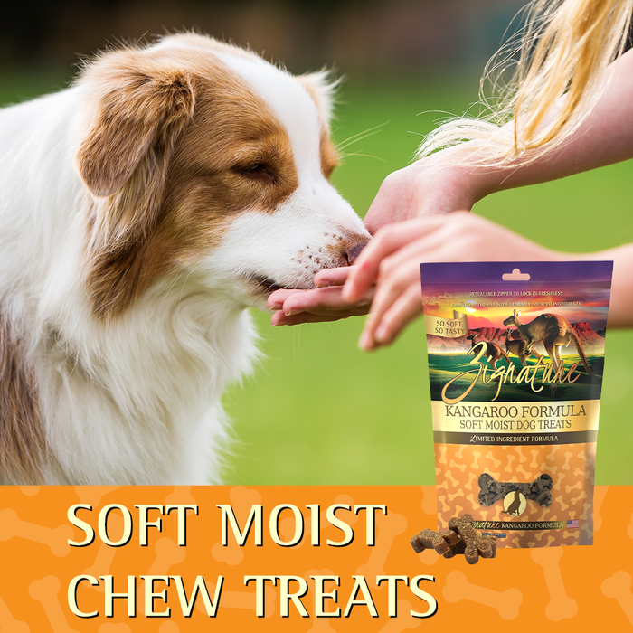 20% OFF: Zignature Limited Ingredient Kangaroo Formula Soft Moist Treats For Dogs