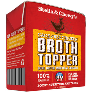 Stella & Chewy's Cage-Free Chicken Broth Topper for Dogs