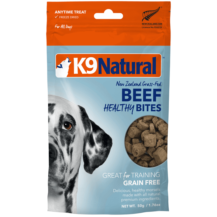 K9 Natural Freeze Dried New Zealand Grass-Fed Beef Healthy Bites For Dogs