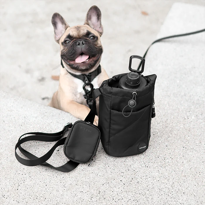Pups & Bubs Black Amble Bottle Bag
