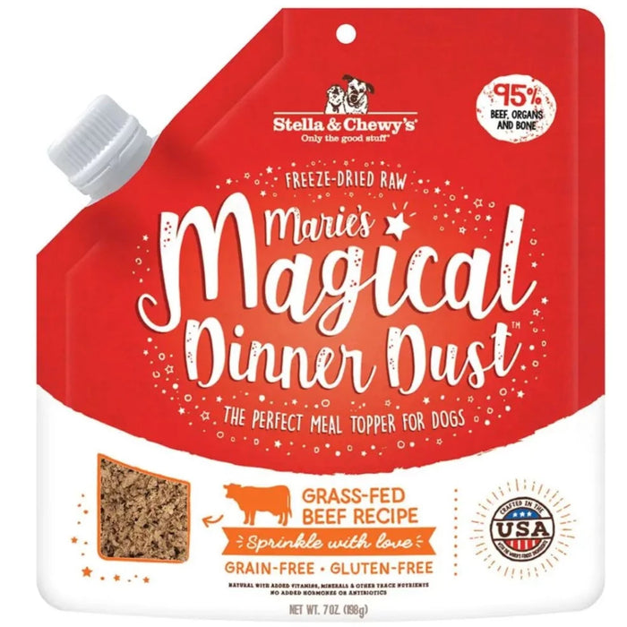 Stella & Chewy Marie’s Magical Grass-Fed Beef Dinner Dust For Dogs