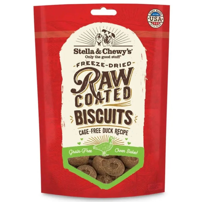 Stella & Chewy's Cage-Free Duck Recipe Raw Coated Biscuits For Dogs