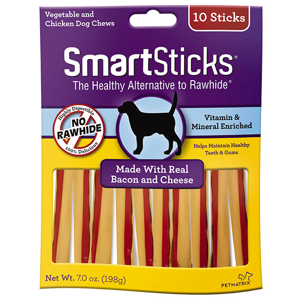 15% OFF: SmartBones SmartSticks Bacon & Cheese Sticks (10Pcs)