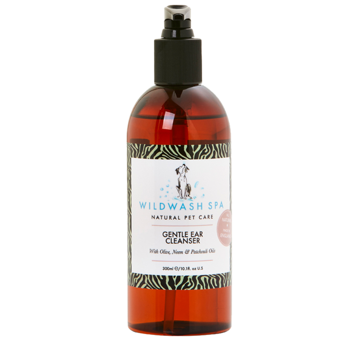 WildWash SPA Olive, Neem & Patchouli Oils Gentle Ear Cleanser For Dogs
