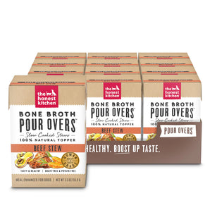15% OFF: The Honest Kitchen Grain-Free Bone Broth Pour Overs Beef Stew