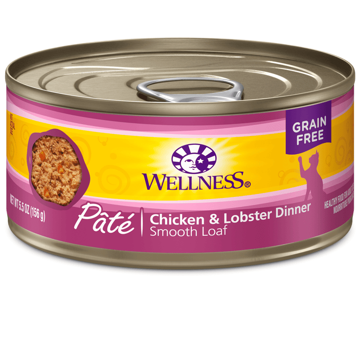 20% OFF:  Wellness Complete Health Pâté Grain Free Chicken & Lobster Recipe Wet Cat Food
