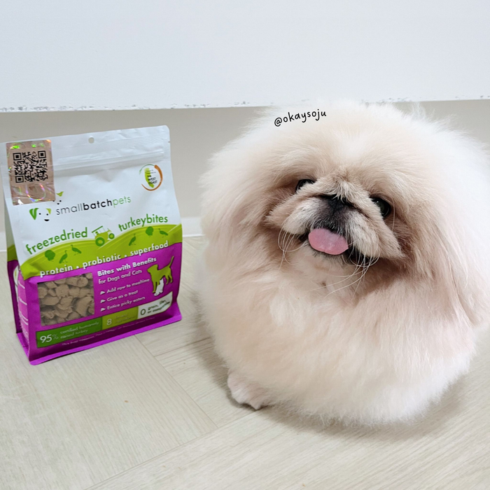 Small Batch Freeze Dried Turkey Bites For Dogs & Cats