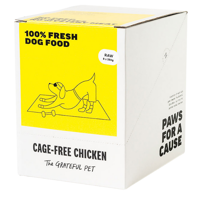 The Grateful Pet Raw Cage-Free Chicken Dog Food (FROZEN)