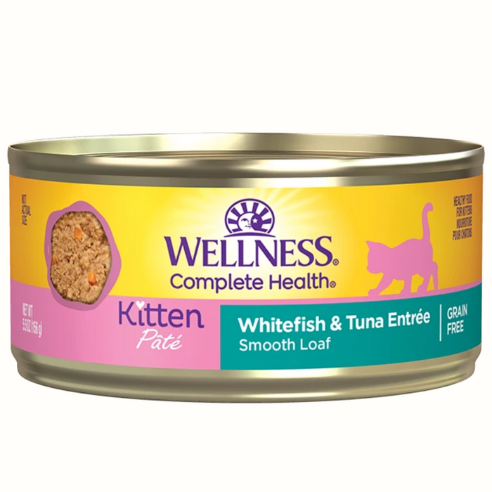 20% OFF: Wellness Complete Health Pâté Grain Free Kitten Whitefish & Tuna Wet Cat Food