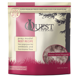 5% OFF: Steve's Real Food QUEST Freeze-Dried Raw Beef Diet Cat Food