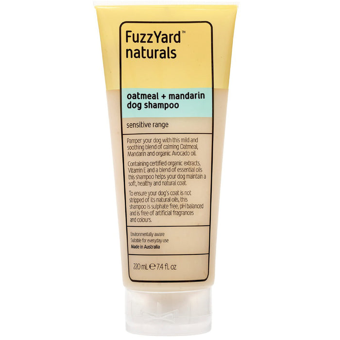 15% OFF: FuzzYard Oatmeal + Mandarin Sensitive Dog Shampoo